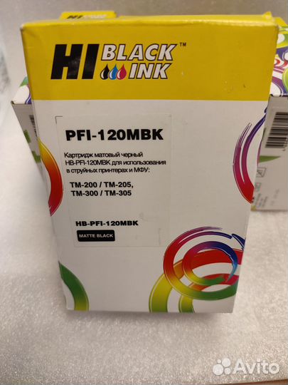 Картридж для Canon PFI-120MBK черный матовый