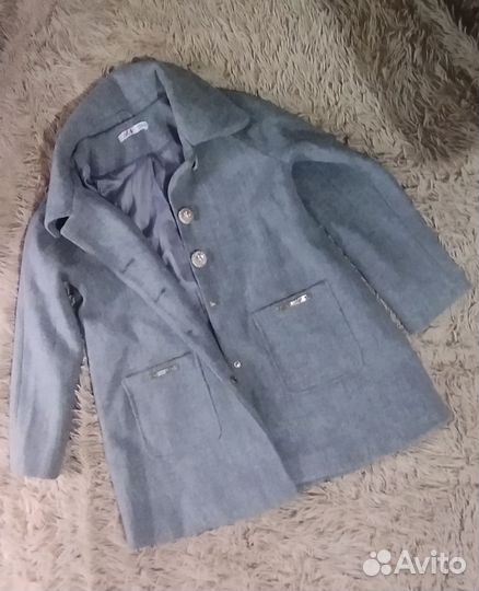 Пальто для девочки 128 134