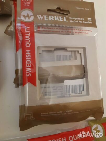 Продам рамки и выключатели werkel