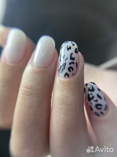 Маникюр с покрытием гель лаком, Старый кировск
