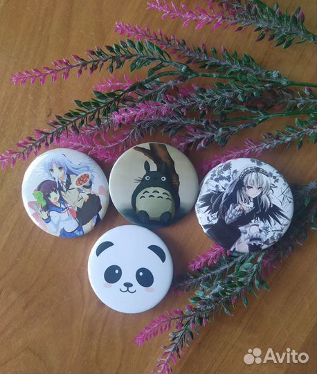 Значки с аниме