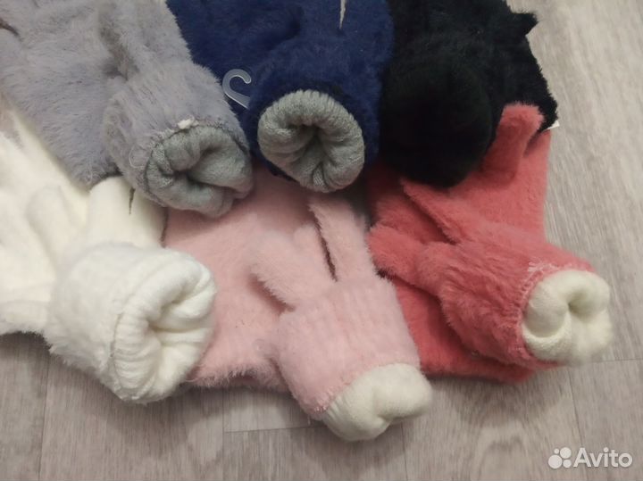 Перчатки детские кошки