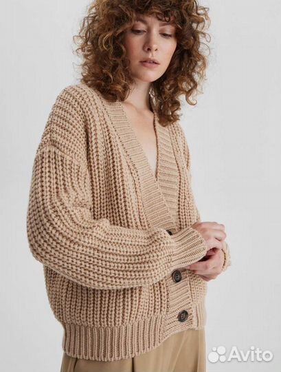 Кардиган черный aim clo