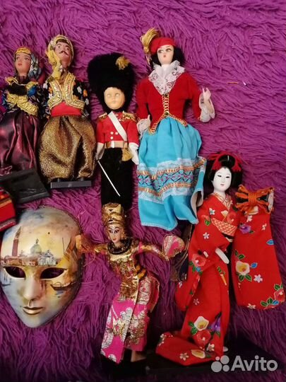 Кукла фарфоровая, винтажная