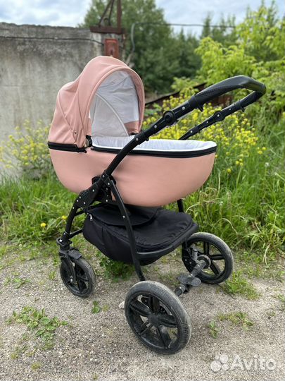 Коляска 2 в 1 эко кожа
