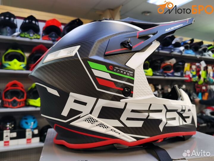 Шлем карбоновый Acerbis steel carbon 22-06 Black/R