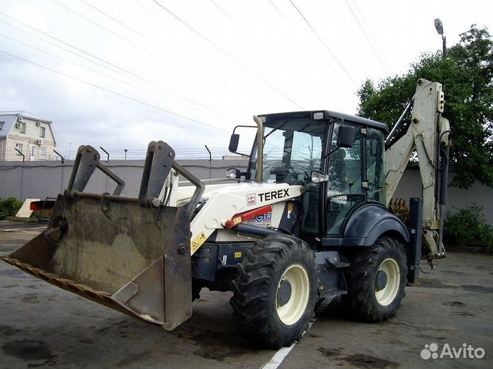 Экскаватор погрузчик, Трактор, Самосвал, Песок