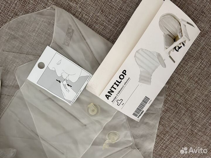 Вкладыш и чехол Antilop IKEA в детский стульчик