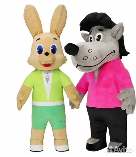 Ростовой костюм заяц нлвый