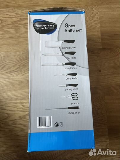 Набор кухонных ножей новый