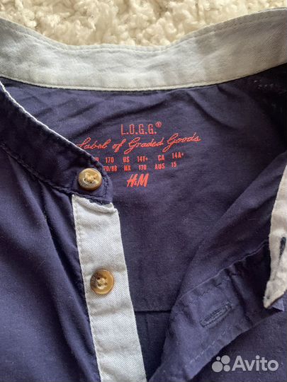 Рубашка на мальчика подростка H&M