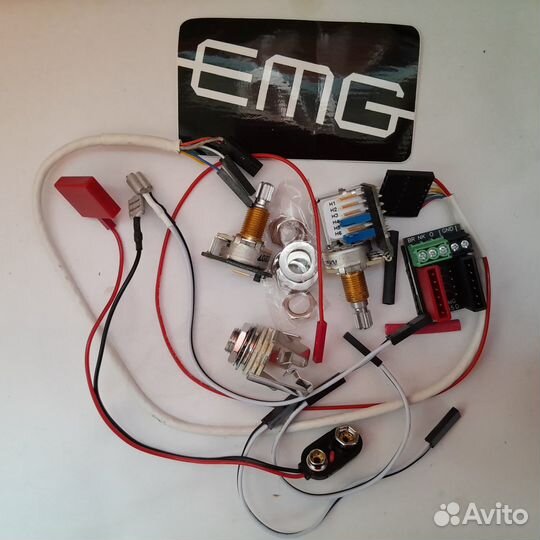 Активный звукосниматель EMG 89R Black Chrome USA