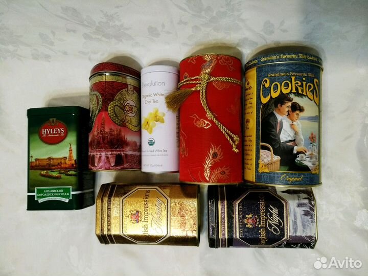 Металлические банки. 40 шт