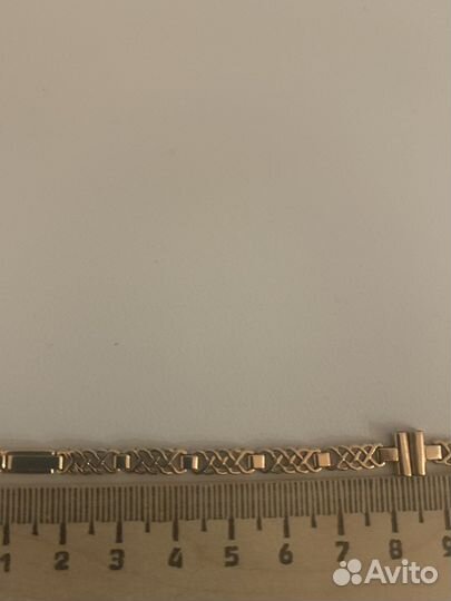 Золотой браслет для женских часов