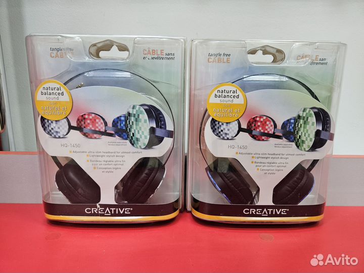 Раритетные наушники Creative HQ-1450 (новые)