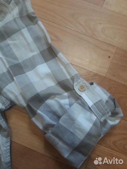 Рубашка 100 хлопок. H&M. 170/84