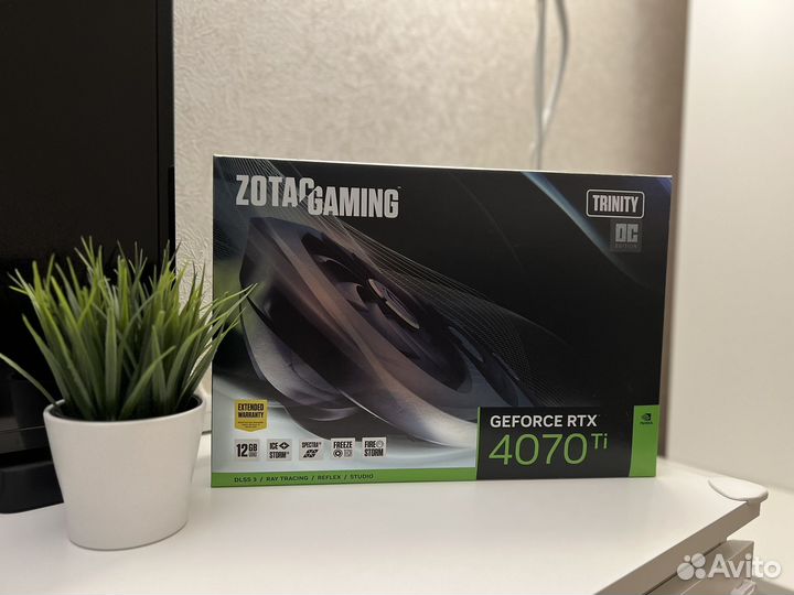 Новая видеокарта RTX4070ti
