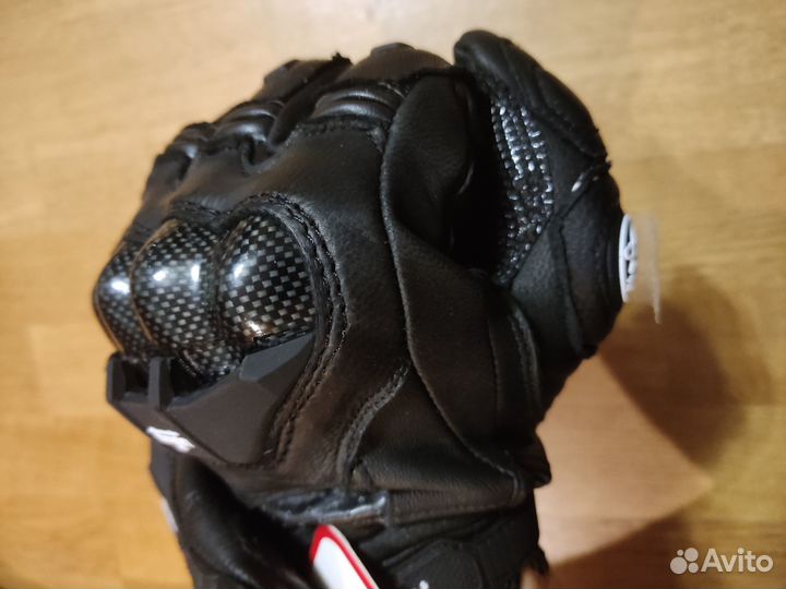 Мотоперчатки кожаные