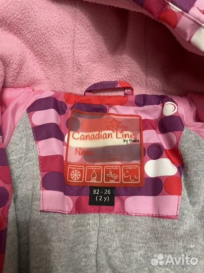Демисезонный костюм на девочку 92