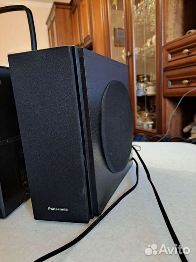 Музыкальный цеhтр panasonik рм-27. звук бомба