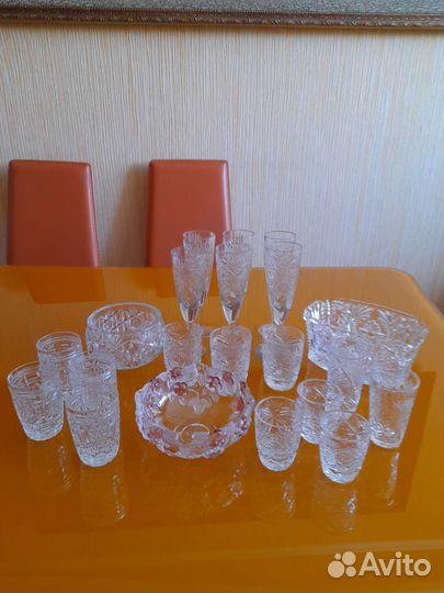 Хрустальная посуда СССР