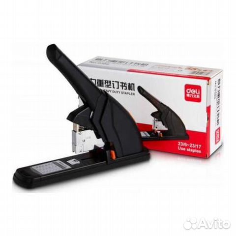 Степлер мощный Deli E0386 Effortless 23/6 23/8 23