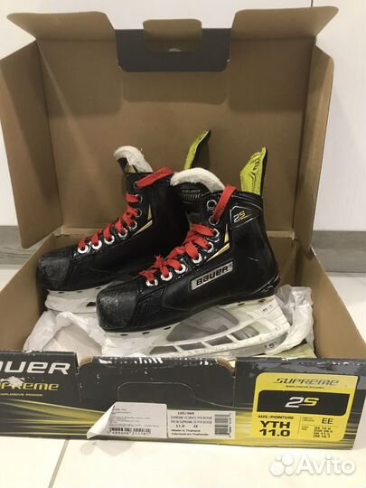 Коньки Bauer supreme 2s размер 11 yth