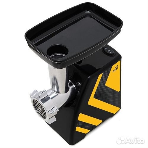 Мясорубка Kitfort KT-2101-3, оранжевый, черный