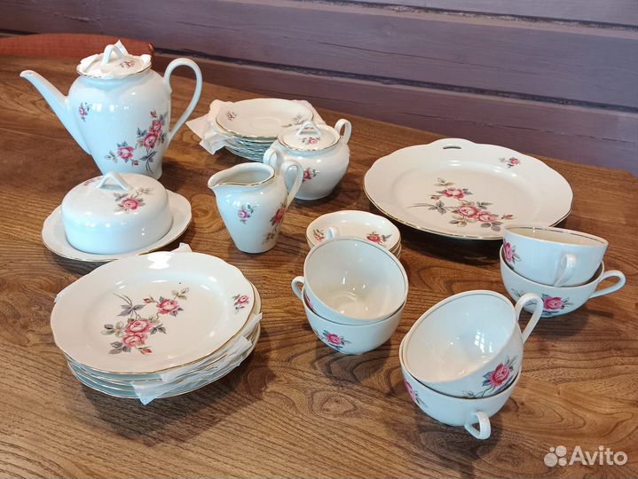 Чайный сервиз гдр Кахла Kahla Роза