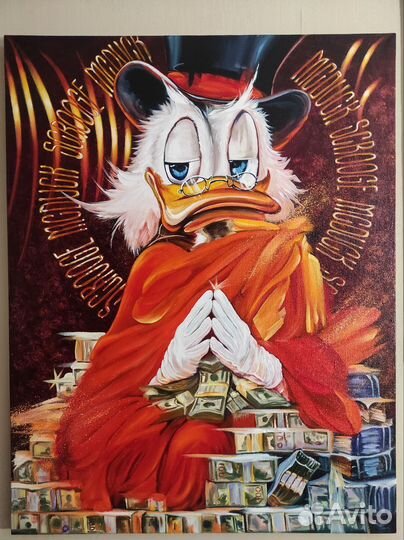 Картина маслом Скрудж Будда