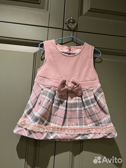 Платье на девочку 6-9 месяцев