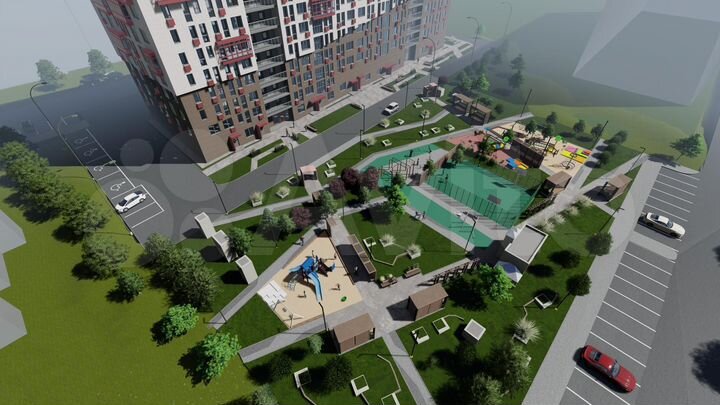 1-к. квартира, 48,7 м², 7/16 эт.