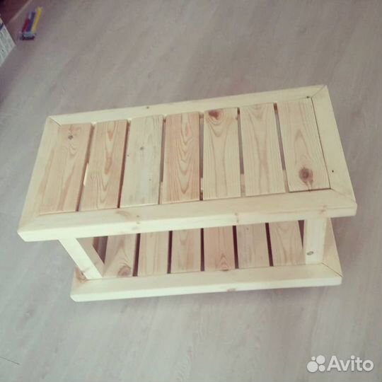 Скамья, банкетка, обувница деревянная