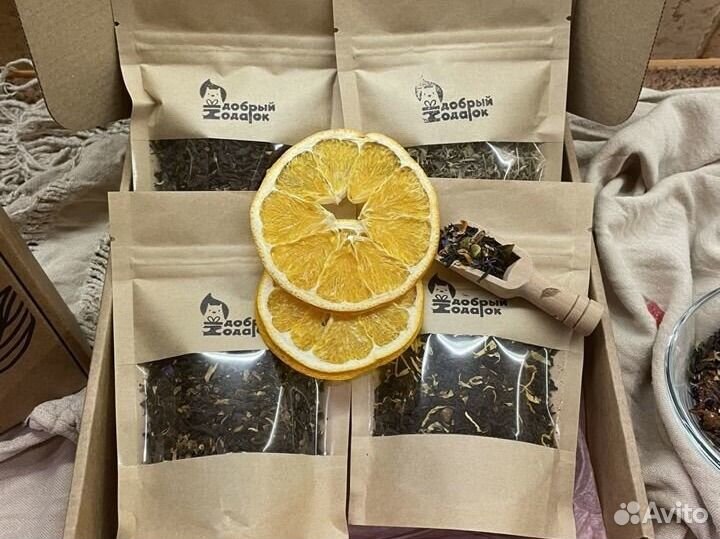 Подарок учителям, набор чая и сладостей