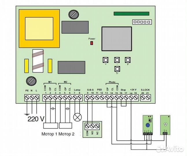 Блок управления DoorHan оригинал PCB-SW