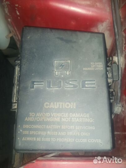 Блок предохранителей, chrysler