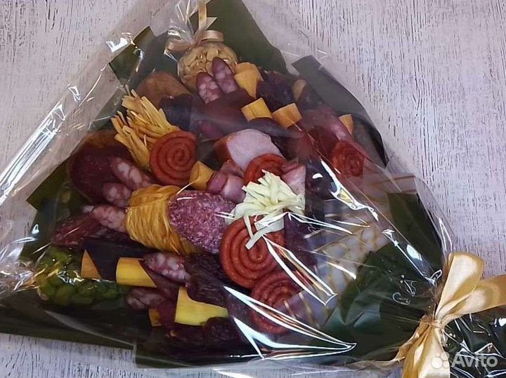 Мужской подарок. Мясной букет. Подарок мужчине
