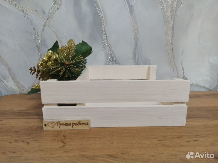 Салфетница деревянная