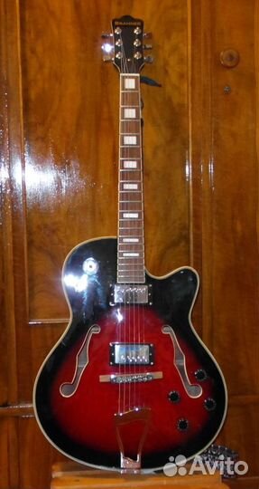 Brahner гитара полуаккустика, электроаккустика