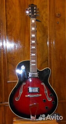 Brahner гитара полуаккустика, электроаккустика