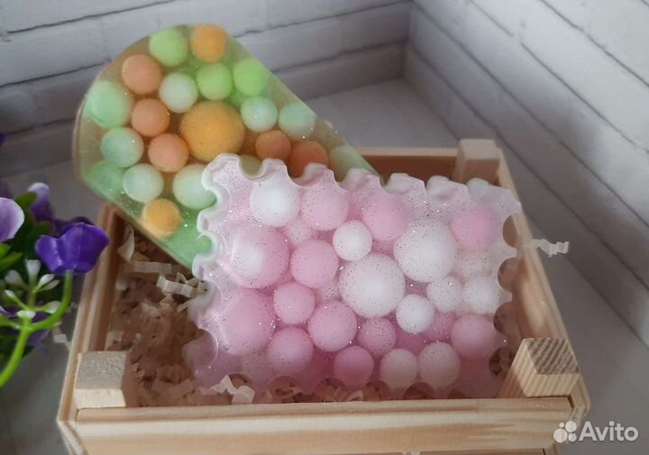Мыло с шариками