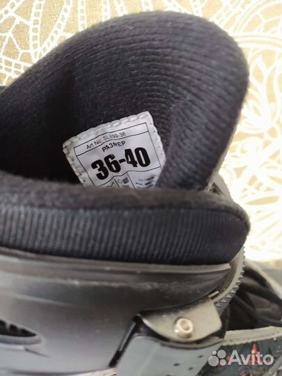 Коньки детские раздвижные 36-40