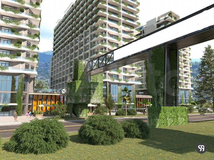 Квартира-студия, 46,7 м² (Грузия)