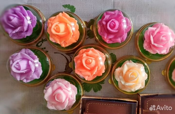 Роза мыло в мини-куполе