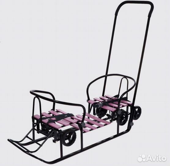 Санки двухместные