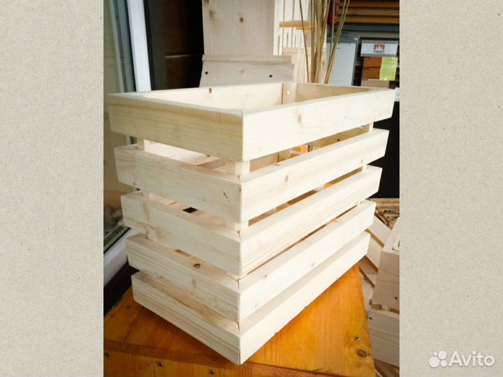 Ящик балконный деревянный для цветов и др