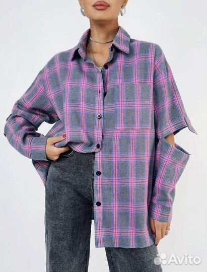 Рубашка женская oversize