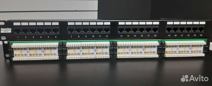 Патч панель 24 порта