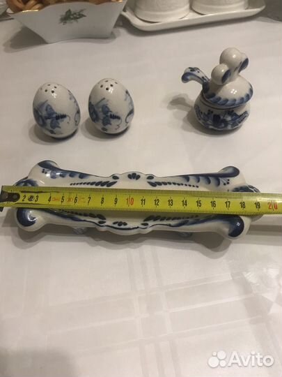 Набор для специй. Гжель