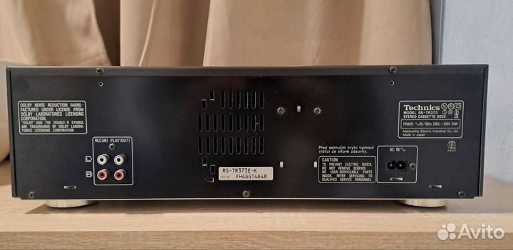 Кассетная дека technics 373